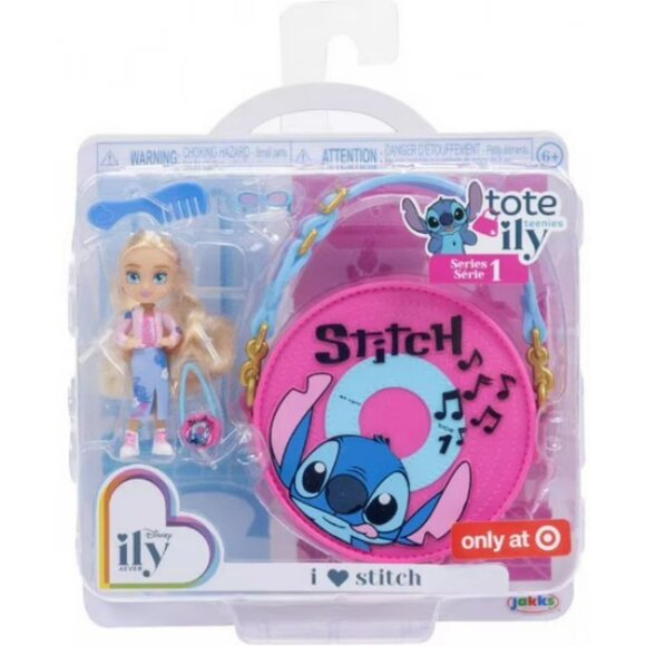 Disney ily 4EVER Tote-ily Teenies Stitch Inspired Doll (Pink) Target Exclusive - Picture 1 of 10